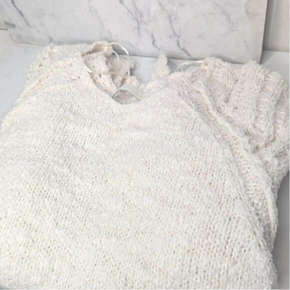 New Anthropologie Pilcro ivory Luna sweater wmns oversized soft size xsmall - Picture 3 of 9